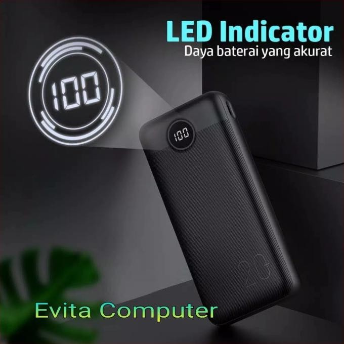 Powerbank Mofit M29 20000mAh Smart LED Indicator Terlaris
