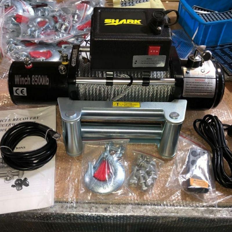 Winch Shark 8500Lbs 4Ton Bergaransi 3Bulan