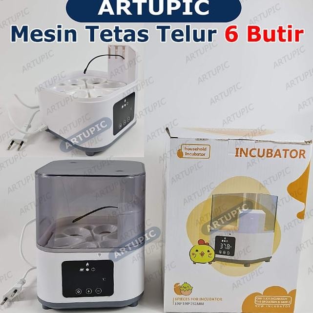 Mesin Tetas Telur Incubator 6 Butir Penetas Digital Egg Incubator
