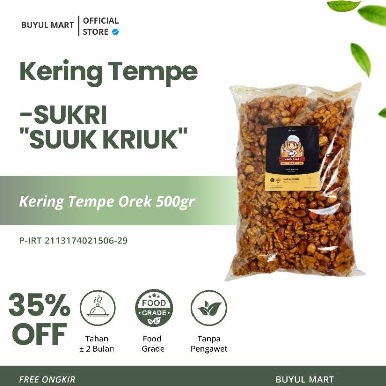 

Kering Tempe Orek Kacang Sukri Gram Buyul Mart