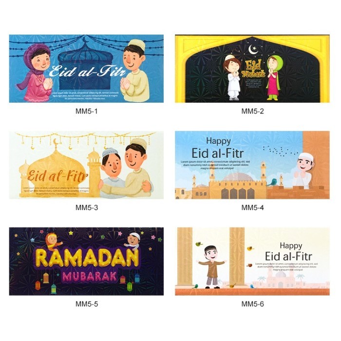 

HHS AMPLOP LEBARAN/AMPLOP ANGPAO LEBARAN MURAH 2 - Harga/6pcs