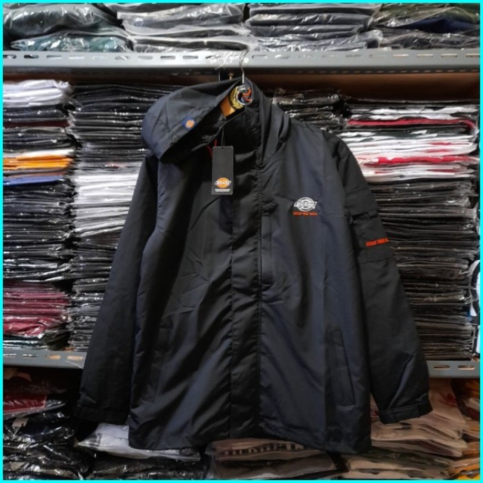 Jaket Outdoor Dickies Saku Samping Hitam