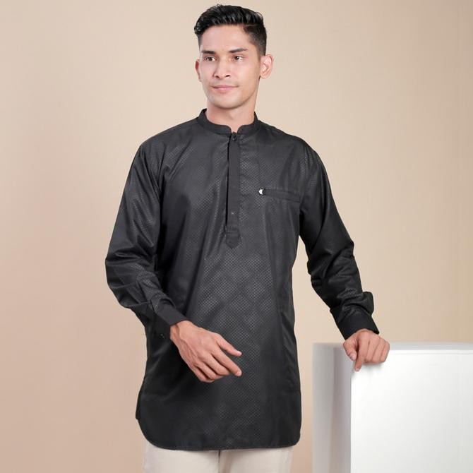 Koko Kurta Kautsar Muslimadani Pakaian Muslim Pria Lengan Panjang Terlaris