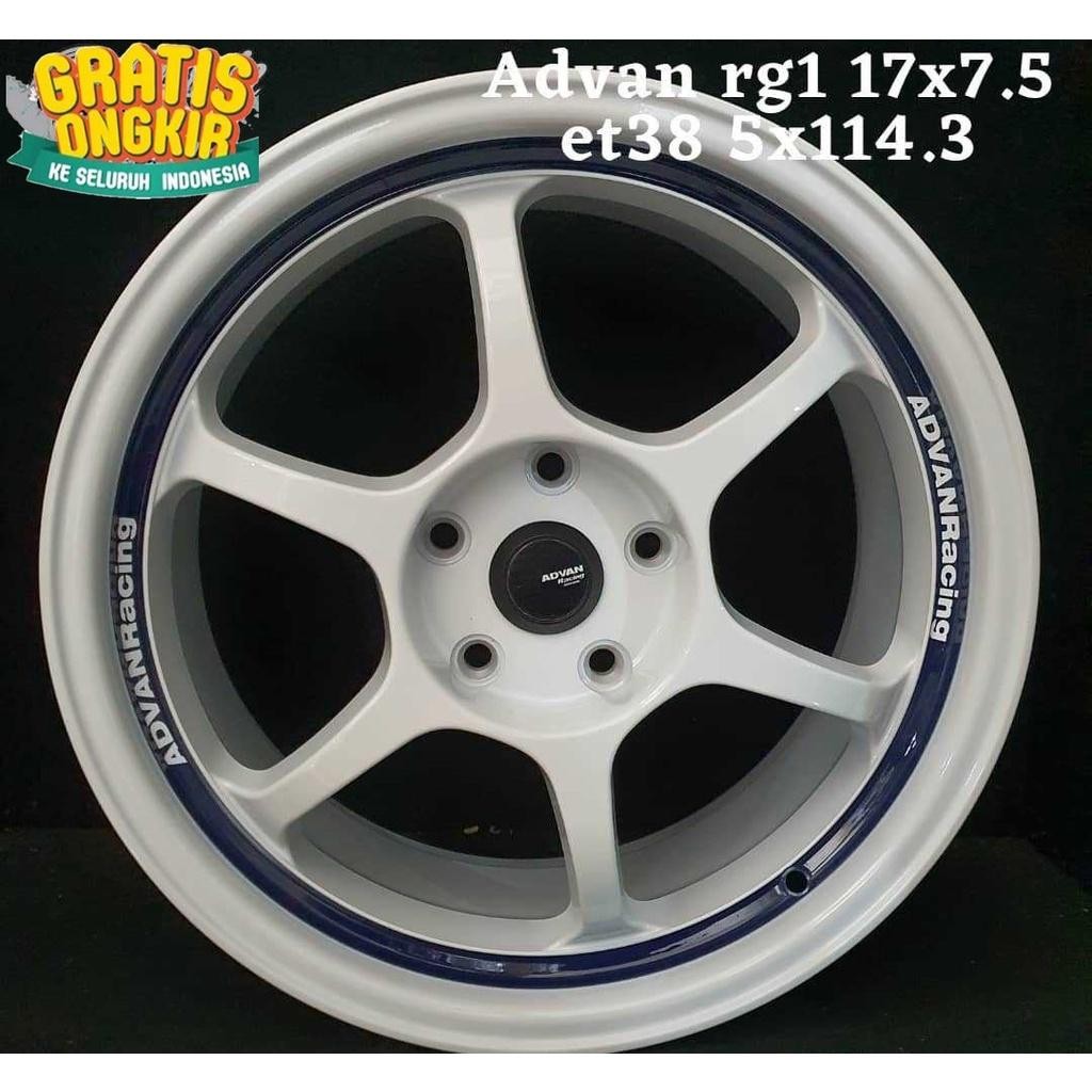 Velg Advan Rg1 Rr17X75 Pcd 5X114,3 Velg Mobil Advan Rg1 Ring 17 Toko Vleg Mobil Banjarmasin