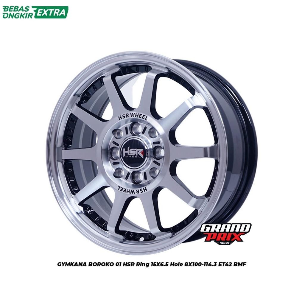 Jual Velg Mobil Murah Berkualitas Gymkana Boroko 01 Hsr Ring 15 1Set ( 4Pcs )