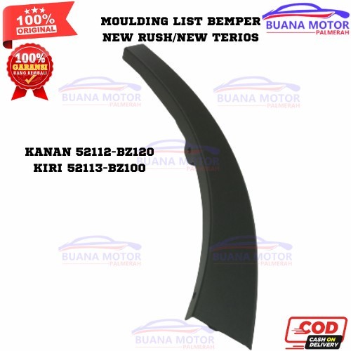 List Moulding Bemper Depan New Rush/New Terios Original 52112-BZ120/52113-BZ100