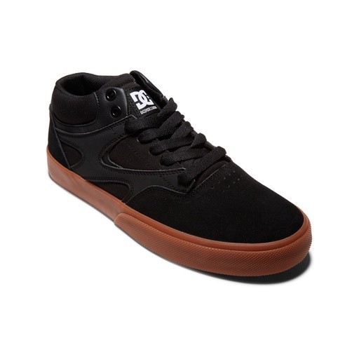 DC Shoes Men Kalis Vulc Mid Shoes Black/Black/Gum ADYS300622