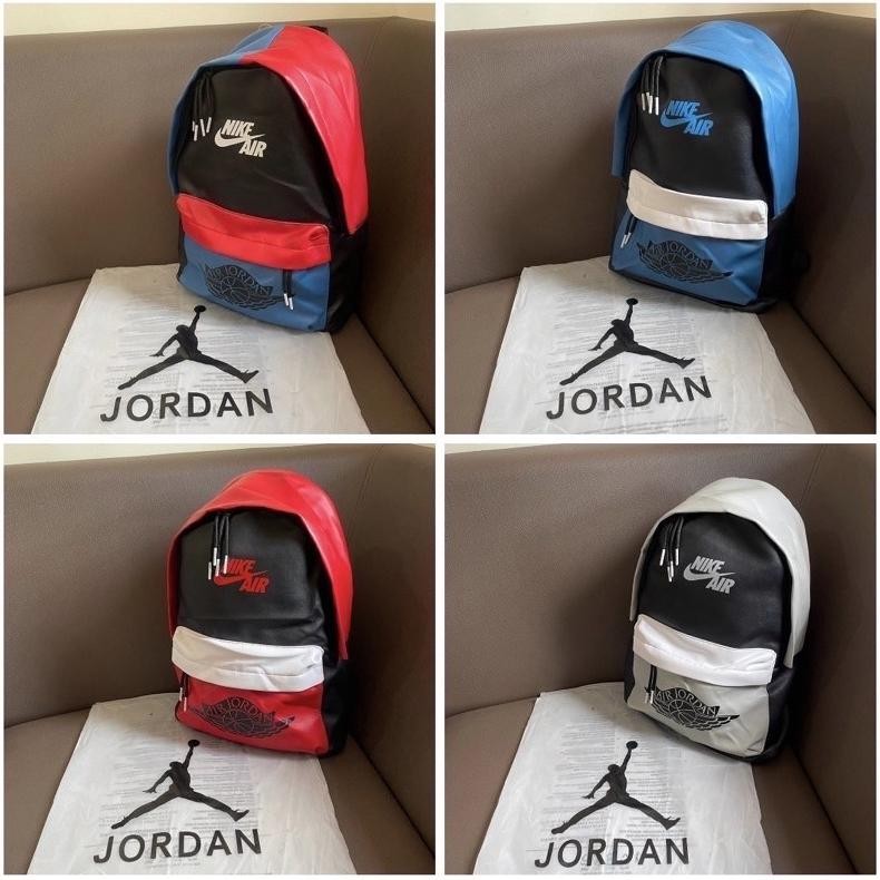 KALL RANSEL JORDAN WINGS LEATHER KULIT / BACKPACK BAGPACK JORDAN WINGS LEATHER / TAS SEKOLAH KULIT /