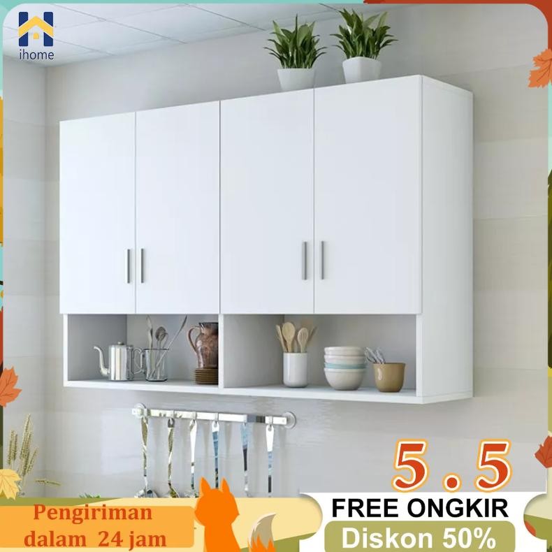 GIOR IH RAK GANTUNG DAPUR/LEMARI KABINET DAPUR/CUBIC KITCHEN SET 4 PINTU NIMALIS/ RAK ATAS DAPUR
