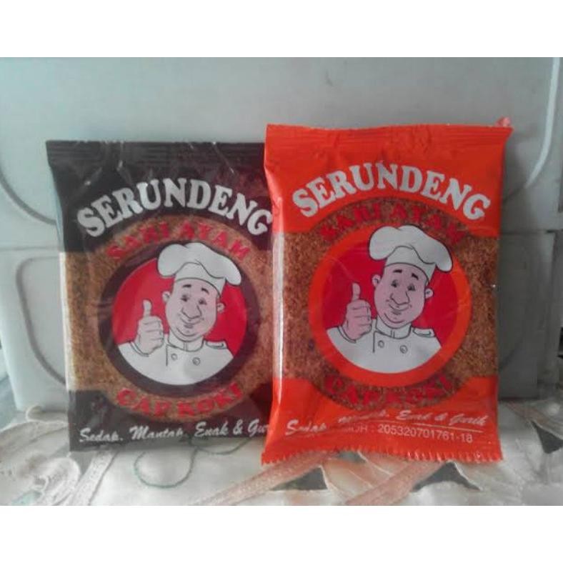 

Serundeng Cap Koki 1 pak isi 100 bungkus