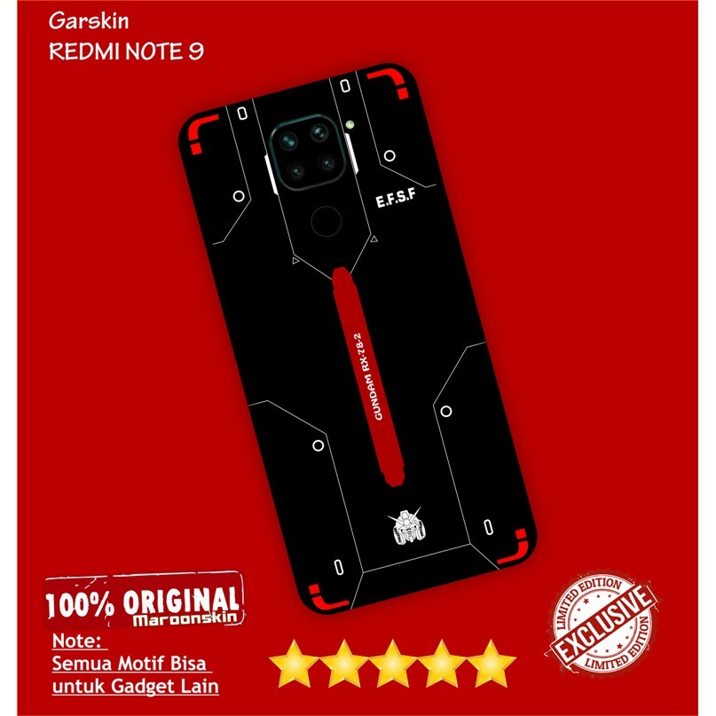 

*PromoTerjangkau* Redmi Note 9 Garskin Wrap Stiker Premium / X Casing Case COD