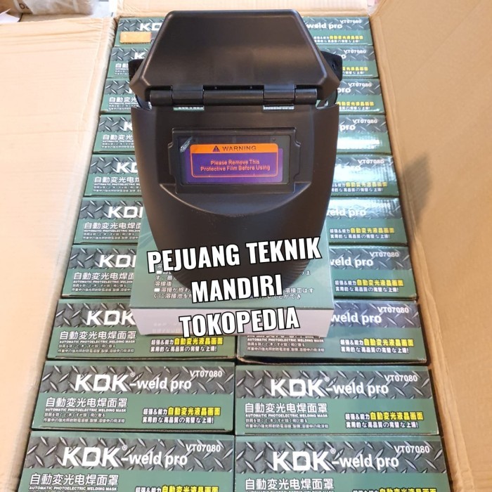 TOPENG LAS OTOMATIS KDK / KEDOK LAS AUTO KDK / HELM LAS OTOMATIS KDK