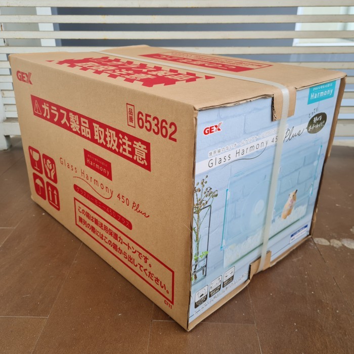 TERBARU GEX Glass Harmony 450 Plus Premium (kandang hamster) PROMO