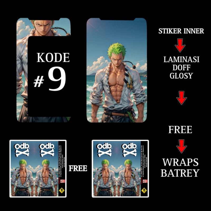 

*PromoTerjangkau* Cent4urus Em 2oo Anime Bonus Stiker Batreyi Garskin Wrap Premium / X Casing Case COD