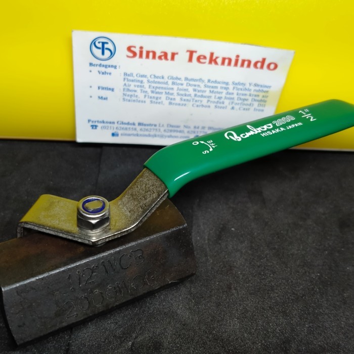 BALL VALVE BAMBO CARBON STEEL 2000 (PSI) "1/2 inch"