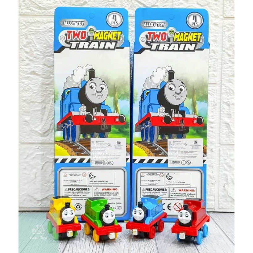 Mainan Anak Diecast Kereta Magnet Train Set Besi 4PCS 1936