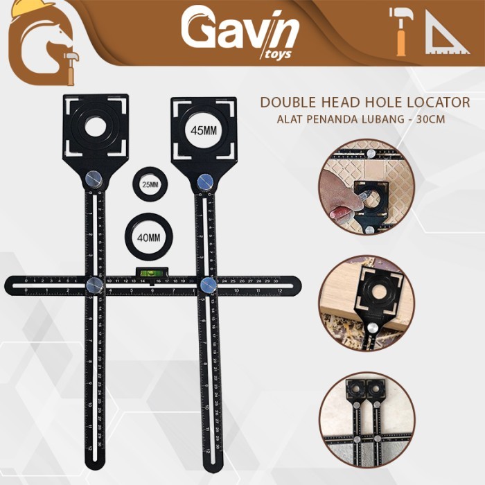 

Hole Locator Penggaris Penanda Lubang Penggaris Tukang Plumbing