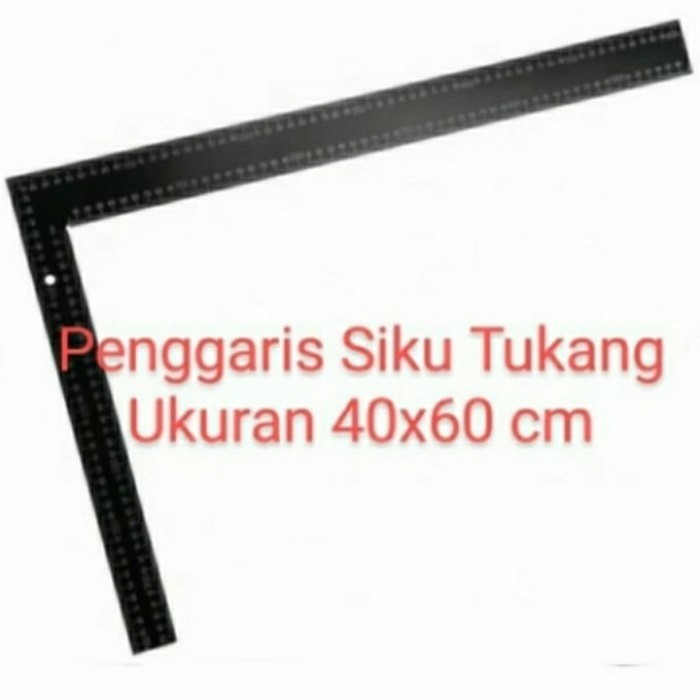 

PROMO! Penggaris Siku Tukang 40x60cm - Penggaris Siku L Besar 16x24inch besi
