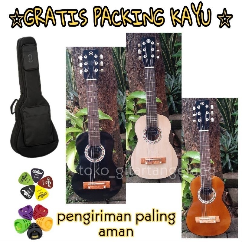 guitar lele gitar lele guitalele gitar kecil gitar murah senar 6 nilon string