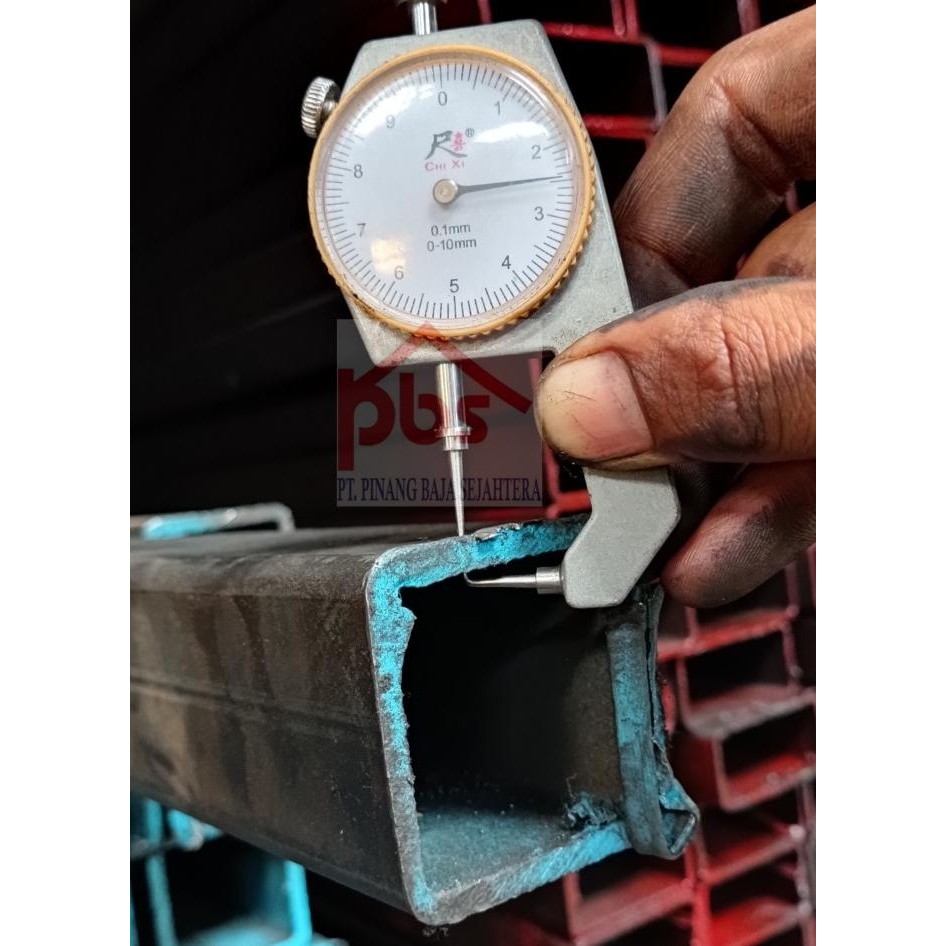 Hollow Besi / Holo Hitam 50x50 (1.4mm 1.6mm 1.8mm 2mm 2.3mm 2.8mm 3mm) GOL