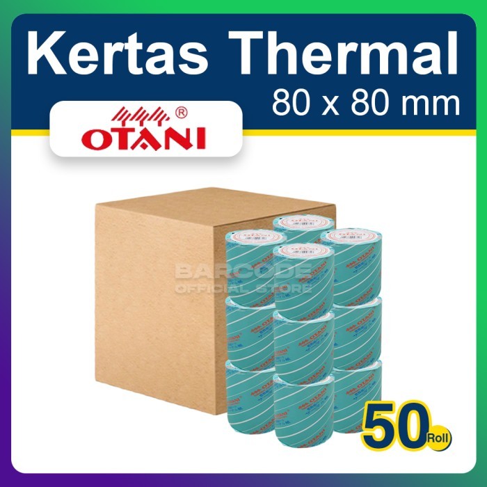 

TERLARIS! ( 1 DUS ) KERTAS PRINTER THERMAL 80x80 MM - 80MM - 80x80MM OTANI