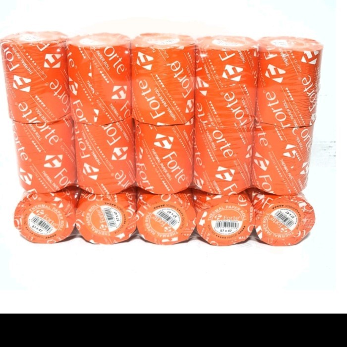 

TERBARU! Harga Per 1packs /10Roll Kertas Thermal FORTE 57X47 ORIGINAL