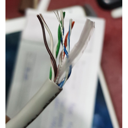 kabel lan vascolink cat 6 original / asli 1 box (dus)