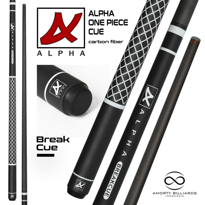 ALPHA CARBON 1 PIECE BREAK CUE / STICK BREAK BILLIARD