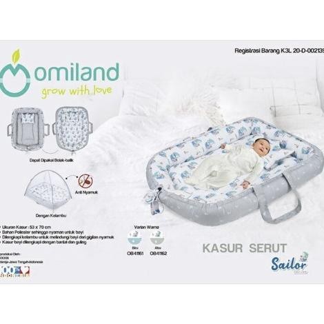 Omiland Kasur Bayi Serut - Kasur Kelambu Bayi Serut Bantal