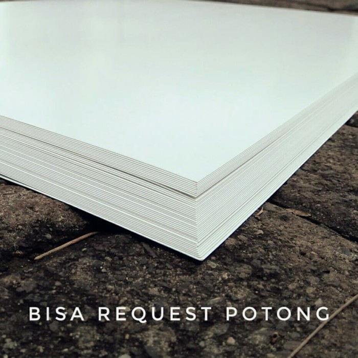 

1 Rim Kertas Ivory 350 gsm Ukuran Plano / 79 cm X 109 cm