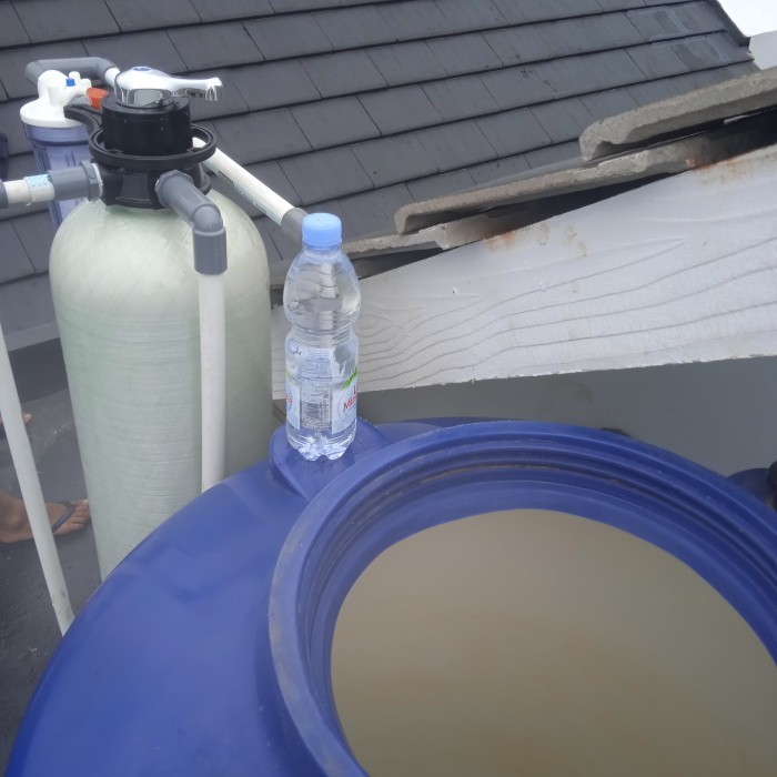 paket pasang filter air sumur PDAM pasang pompa pendorong