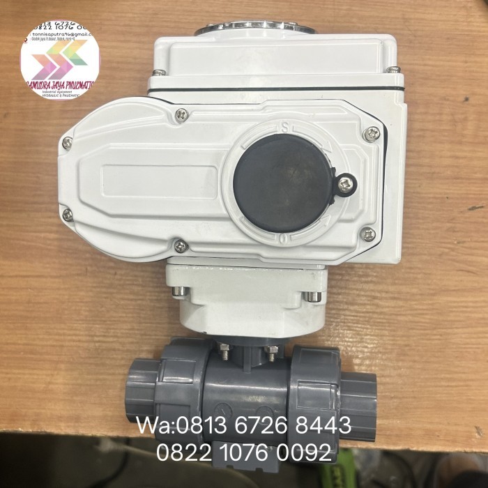 MOTORIZED BALL VALVE PVC 11/2" / ACTUATOR MOTORIZED BALL VALVE PVC 11/2"/ UNION TRUE MOTORIZED BALL