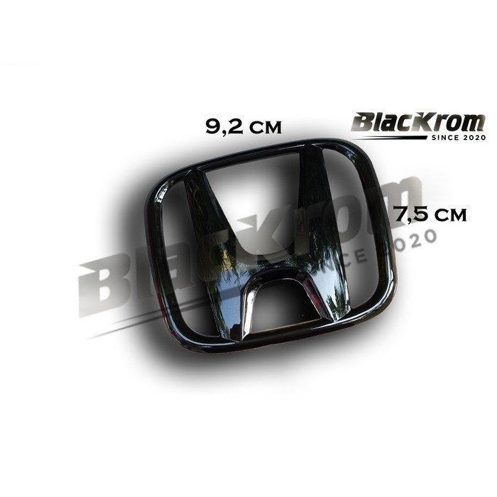 Logo Emblem Black Chrome Belakang Honda Jazz GE8
