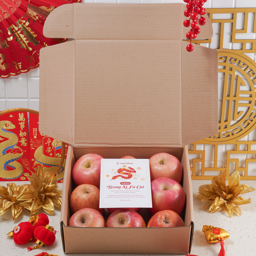 

Hampers Imlek Apel Fuji Impor Sayurbox Selection 1 pack