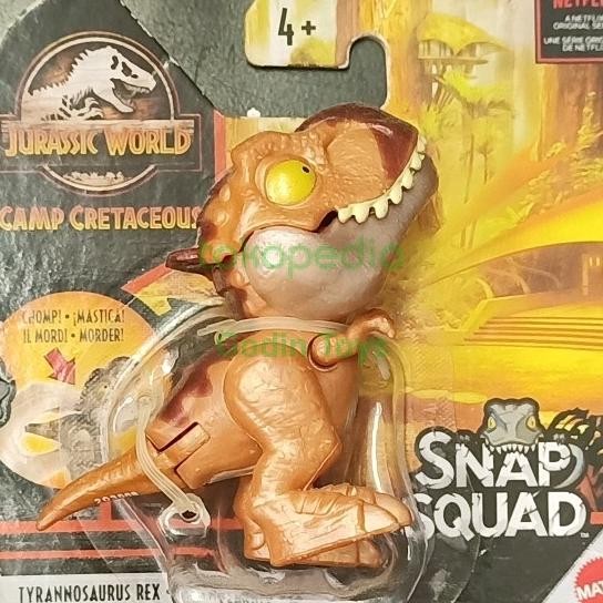 T-Rex Tyrannosaurus Snap Squad mattel snapsquad Jurassic World