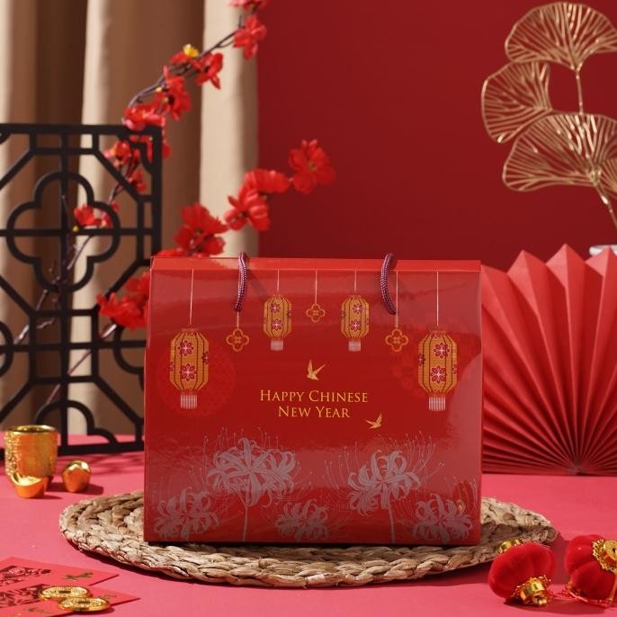 

10 Pcs Gable Box Imlek - Golden Spider Lilly