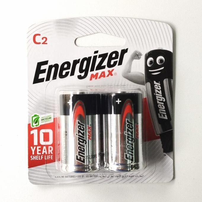 Battery C LR14 1,5V Energizer MAX 1.5v isi 2