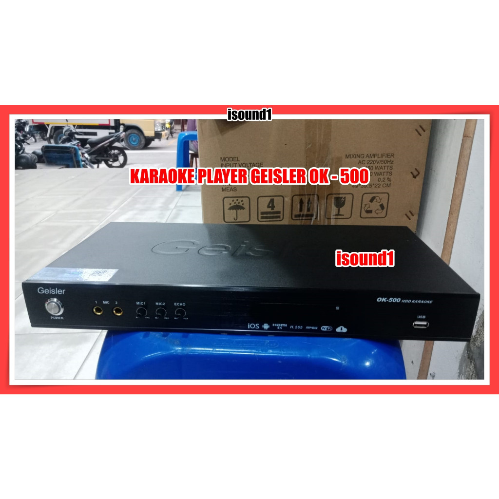 MESIN KARAOKE PLAYER GEISLER OK 500 YOUTUBE ORIGINAL