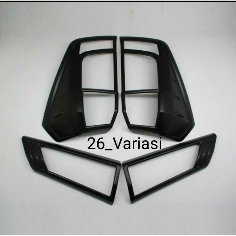 List Garnis Lis Lampu Belakang Calya Sigra 2016-2022 Hitam Doff