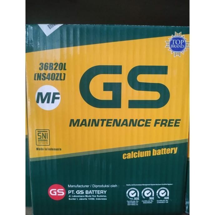 Aki Mobil Kering Gsastra Ns40Zl Jazz,Agya,Calya,Brio,Sigra, Forgosend