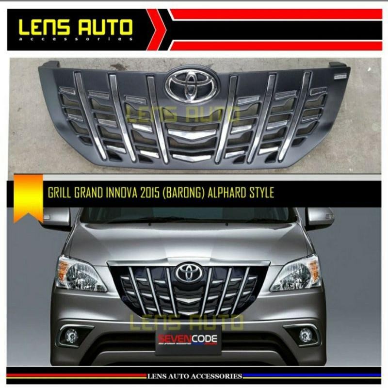 Grill Innova Model Alphard - Grill Innova 2015 Barong
