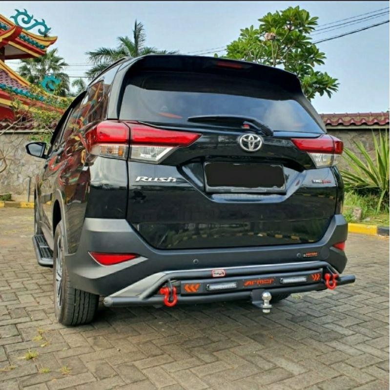 Towing Belakang Rhino Armor All New Avanza Xenia Veloz 2022 Up Bumper Guard Tanduk Bull Bar Besi
