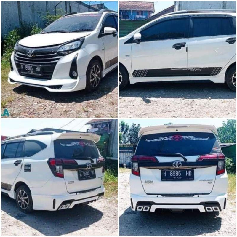 Bodykit Calya -- Toyota Calya Bodykit Sigra-Calya Facelift 2018-2020 2021 2022 Pnp