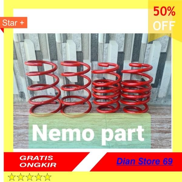Lowering Kit Coil Spring Per Apm Sport Kits Depan Belakang Avanza - Xenia Lama 2004 - 2011 Sepasang