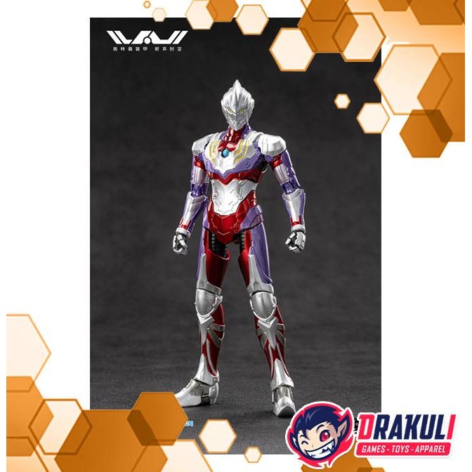 ZD TOYS ULTRAMAN LIGHT-UP SERIES - TIGA SUIT ULTRAMAN 2401T