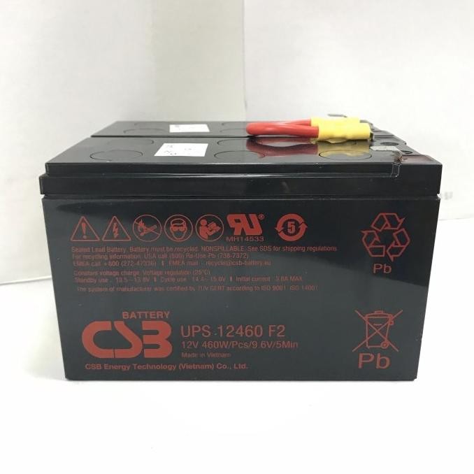 PROMO BATERAI UPS APC RBC113 RBC176 BATTERY CSB 9Ah For UPS APC 1100 1400 1600 2200