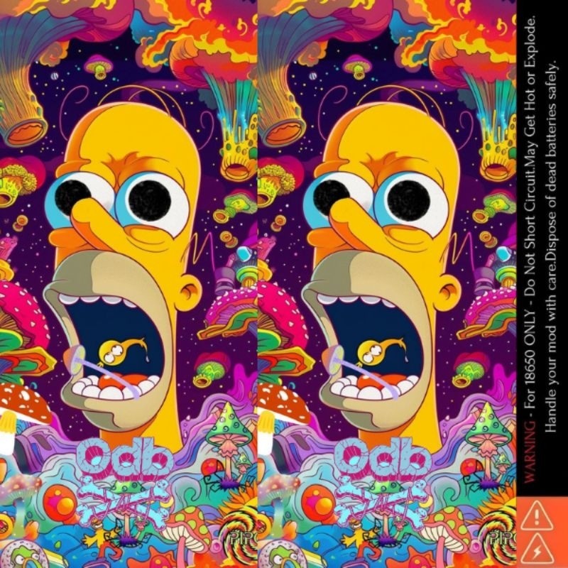 

*PromoTerjangkau* Jaka Stiker Wrap Baterai 18650 Color Art Untuk Melindungxi Dan Mempercantik Battery Odb Garskin Premium / X Casing Case COD