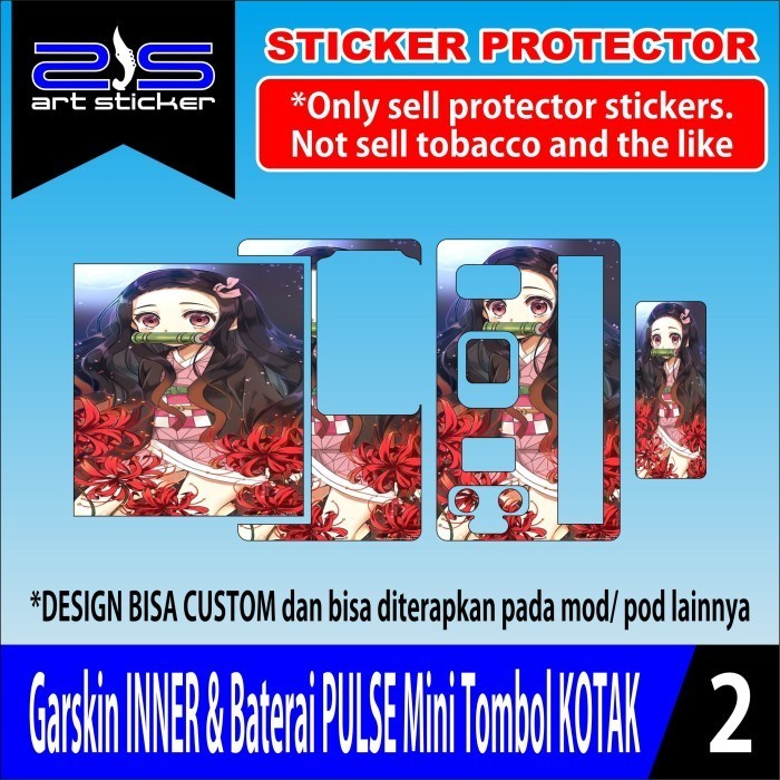 

*PromoTerjangkau* Pulse Mini Tombol Kotak Luffy Gear 5 Garskin Wrap Stiker Premium / X Casing Case COD