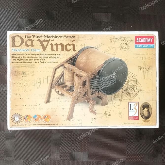 Da Vinci Mechanical drum academy model kit mokit