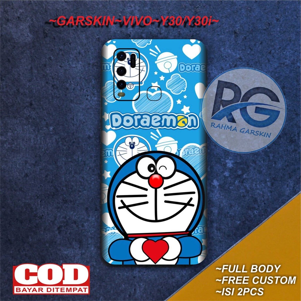 

*PromoTerjangkau* Vivo Y30 Garskin Wrap Stiker Premium / X Casing Case COD